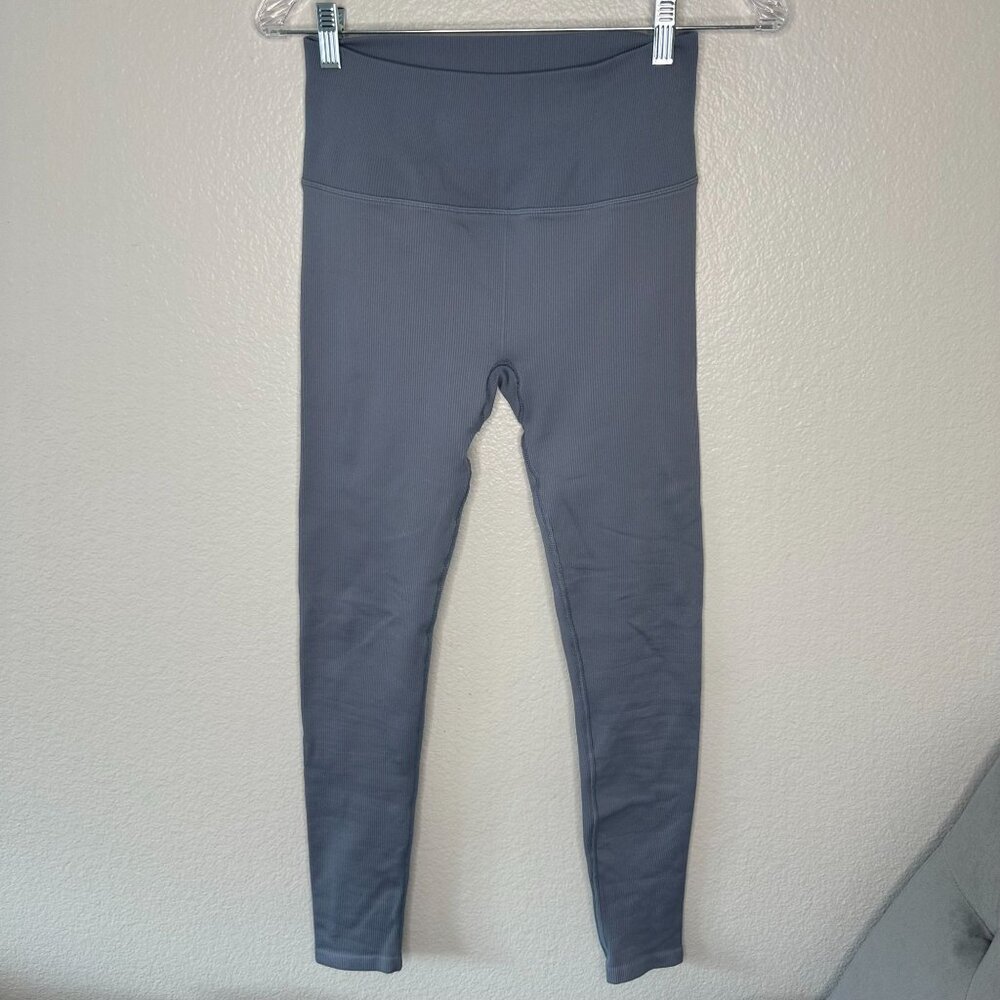 ALO Yoga High-Waist Leggings in Slate Gray